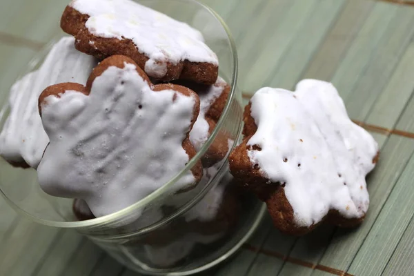 Deliciosas Galletas Fondo Cerca — Foto de Stock