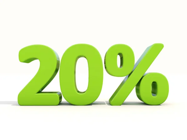 Twenty Percent Discount Illustration — Stock Photo, Image