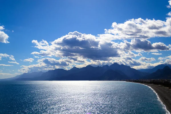 Antalya Uma Cidade Sul Turquia Pelo Mar Mediterrâneo — Fotografia de Stock