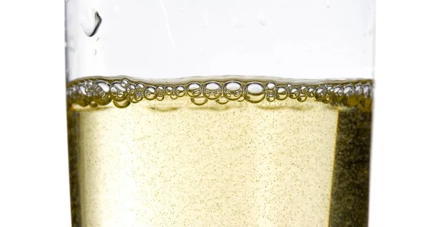 Detail Izolovaného Skleněného Šálku Šampaňského — Stock fotografie