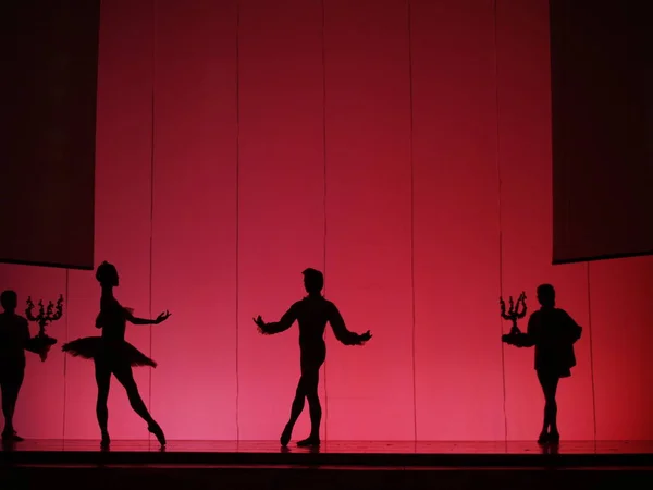 Pertunjukan Balet Dengan Penari Atas Panggung — Stok Foto