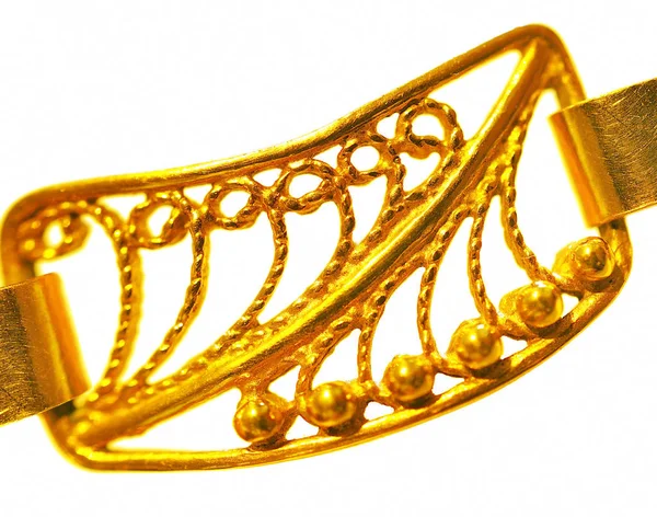 Elegância Dourada Luxo Close — Fotografia de Stock