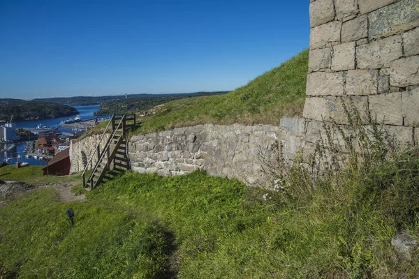 Imagen Toma Septiembre 2013 Fortaleza Fredriksten Halden Noway Muestra Los — Foto de Stock