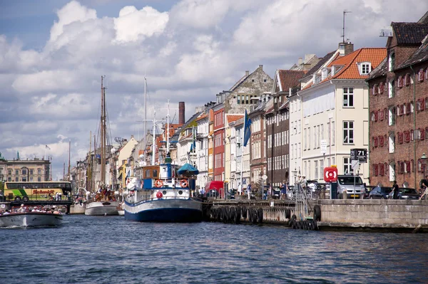 Utsikt Över Nyhavn Köpenhamn — Stockfoto