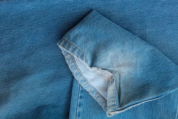 Detalle Jeans Desgarrado Textura Mezclilla — Foto de Stock