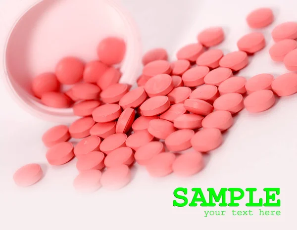 Here Lot Pills Out Bottle — Stock Photo, Image