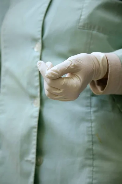 Medycyny Zbliżenie Rękę Lekarza — Zdjęcie stockowe