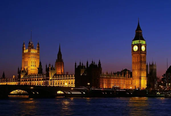 Londra Nın Büyük Ben Geceleri — Stok fotoğraf