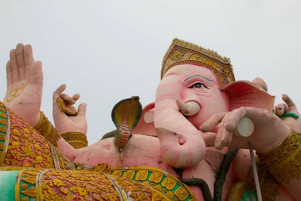 Ganesha Szobor Nakhon Nayok Thaiföld Szép — Stock Fotó