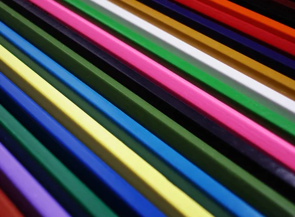 Lápices Colores Cerca — Foto de Stock