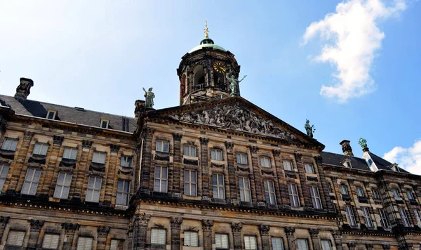 Palais Royal Dans Ville Amsterdam Pays Bas — Photo