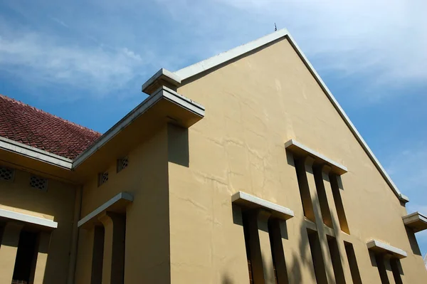 Viejo Edificio Iglesia Bandung Oeste Java Indonesia — Foto de Stock