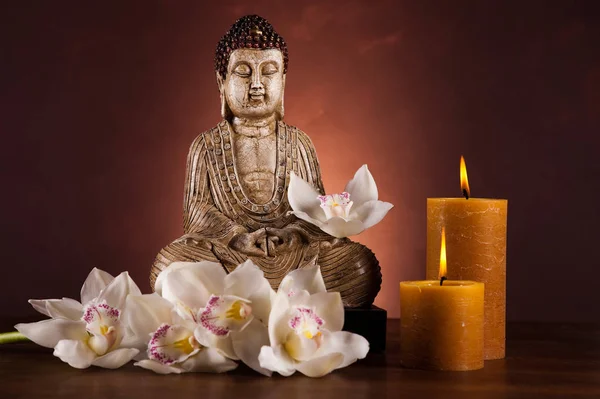 Βούδας Κερί Ζωντανά Χρώματα Φυσικός Τόνος — Φωτογραφία Αρχείου