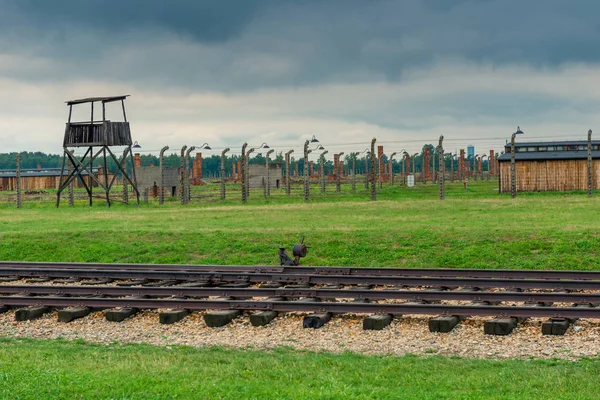 Auschwitz Lengyelország 2017 Augusztus Auschwitz Birkenau Koncentrációs Tábor — Stock Fotó