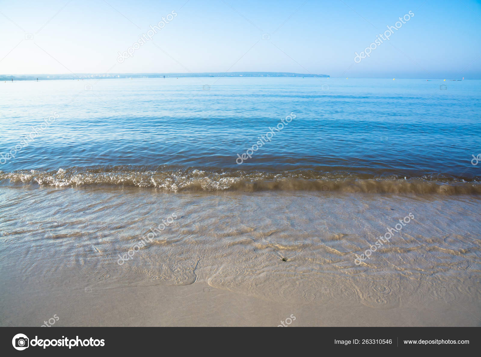 утром волны крупным планом майорка балеарские острова