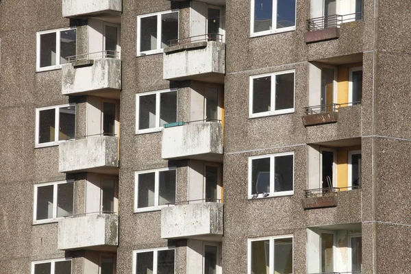 Condenado Bloque Pisos Por Demolición — Foto de Stock