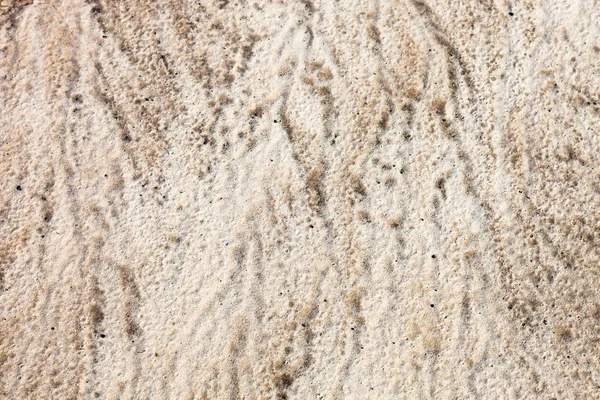 Επιφάνεια Άμμου Μετά Βροχή Ορατά Ίχνη Από Σταγόνες Βροχής Και — Φωτογραφία Αρχείου