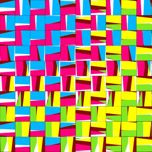 Padrão Cubos Coloridos — Fotografia de Stock