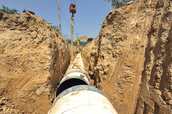 Primer Plano Las Tuberías Agua —  Fotos de Stock