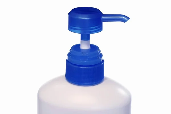 Close Body Lotion Plastic Dispenser — Stock Photo, Image