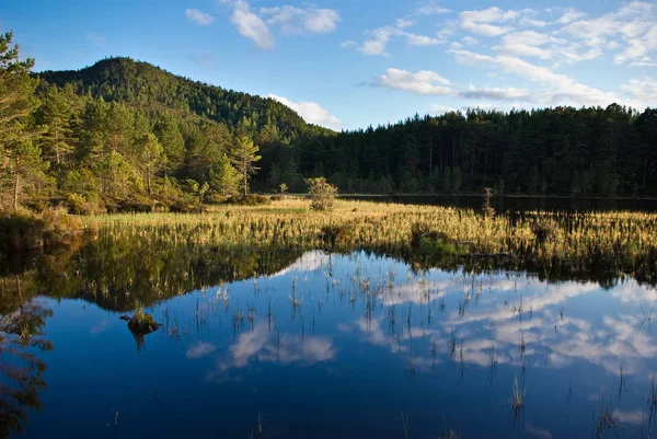 Una Noche Lago Aviemore — Foto de Stock