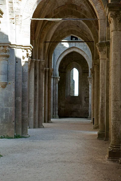 Abbaye San Galgano Toscane Italie — Photo