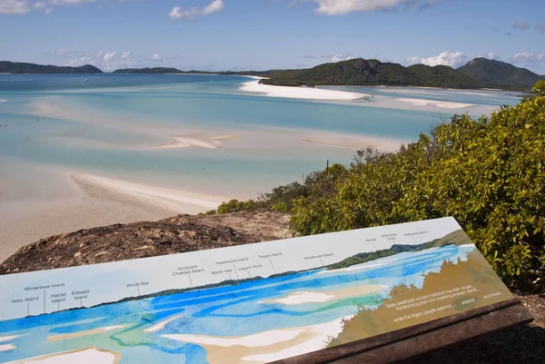 Whitehaven Beach Whitsundays Szigetvilágban Queensland Ausztrália — Stock Fotó