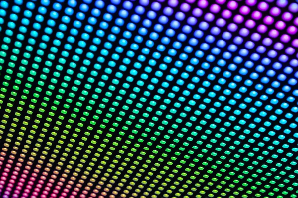 Full Color Rgb Achtergrond Van Led Lampen Als Onderdeel Van — Stockfoto