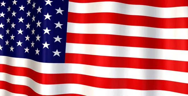 美利坚合众国的国旗A — 图库照片