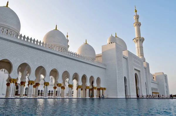 Sheikh Zayed Grande Mesquita Abu Dhabi Emirados Árabes Unidos — Fotografia de Stock