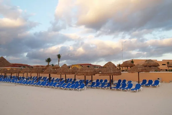 Sebuah Resor Pantai Cancun Meksiko — Stok Foto