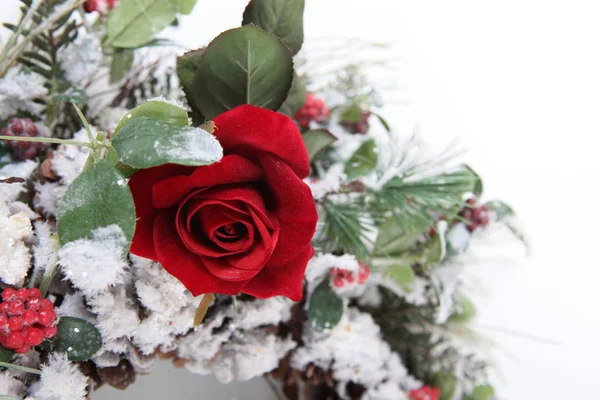 Splendid Single Red Rose Bouquet — Stock Photo, Image