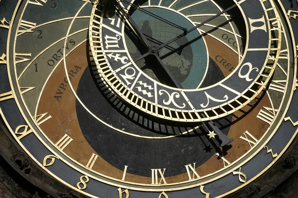 Reloj Astronómico Ayuntamiento Ciudad Vieja Praga — Foto de Stock