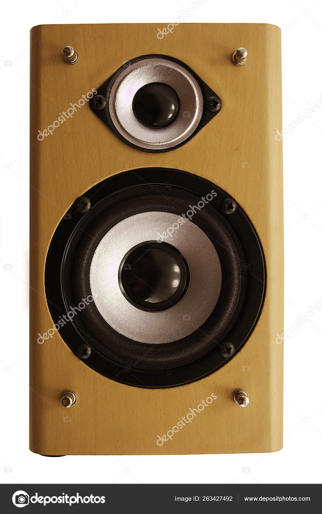 wooden computer speakers