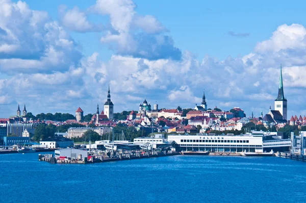 Visa Stadsbilden Tallinn Från Havet — Stockfoto