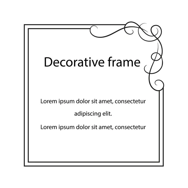 Vektor Gambar Bingkai Barok Antik Elemen Desain Dekoratif Dedaunan Acanthus - Stok Vektor