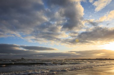 plaj ve deniz kışın