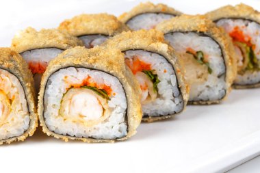 izole beyaz arka plan yakın çekim rulo seti