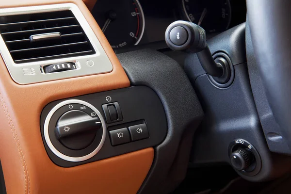 Particular Car Dashboard Close — Stock Photo, Image