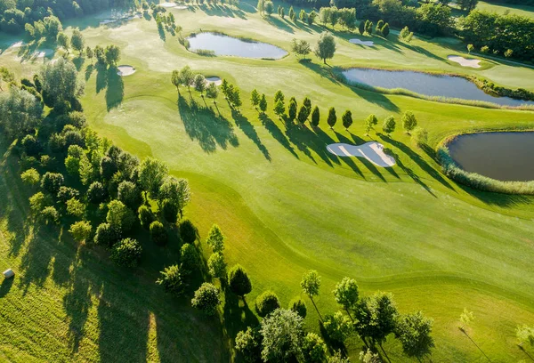 Golf Club - havadan görünümü - yeşil ve Bunker 