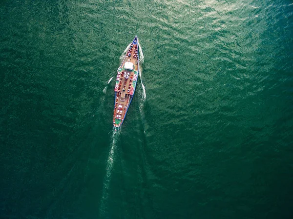 Passenger boat - Aerial view - Como Lake