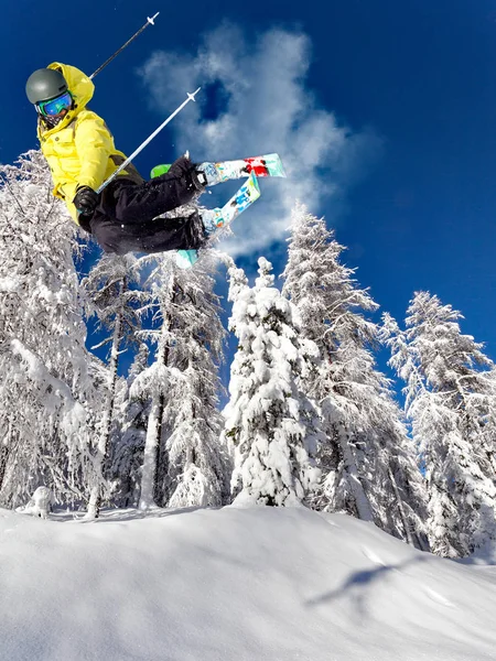 Vacanze Invernali Sulla Neve — Foto Stock