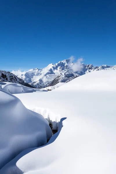 Valtellina Mount Disgrazia Widział Wschodu — Zdjęcie stockowe