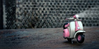 Şövale - Vintage diorama Vespa