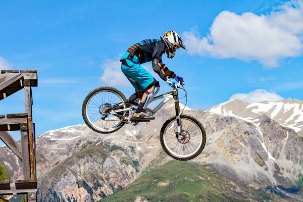 mtb ile tramplen atlama