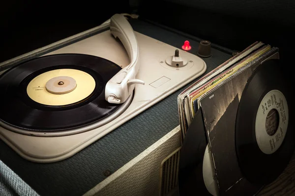 old vintage record player