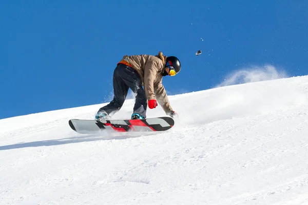 Oeps Mijn Cam Snowboarder — Stockfoto