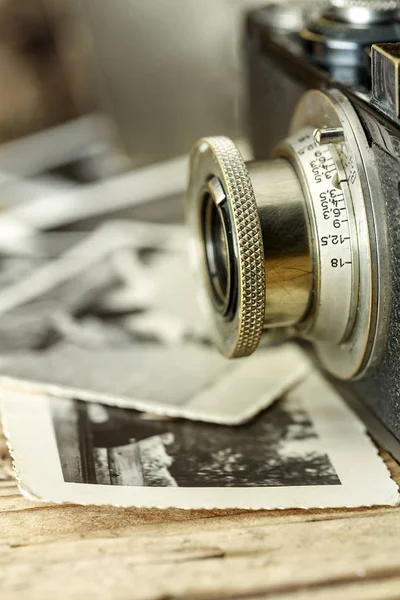 Antiquariato Fotografico Primo Piano — Foto Stock