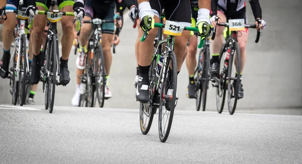 Course Cycliste Sur Route Groupe — Photo