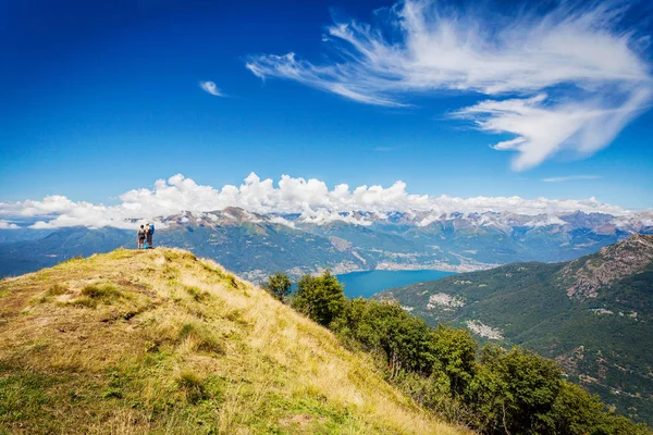 Excursions Alpe Giumello Bellano Lake Como — Stock Photo, Image